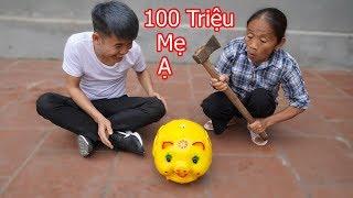 Hưng Vlog - Troll Mẹ Bà Tân Vlog Tặng Con Heo Đất Khổng Lồ 100 Triệu Và Cái Kết