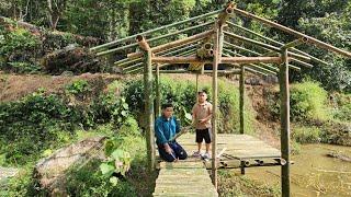 Set up a hut to rest and drink tea- khánh / farm building