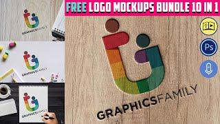 Logo Mockup Tutorial : Free Download PSD Logo MockUps Bundle 10 In 1