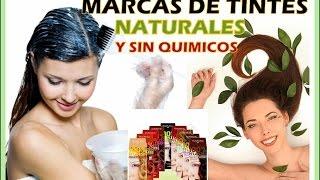 MARCAS DE TINTES DEL CABELLO NATURALES Y sin químicos