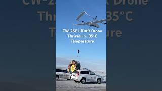 JOUAV CW-25E LiDAR Drone for Mining Surveying in -35°C Extreme Snowy Condition