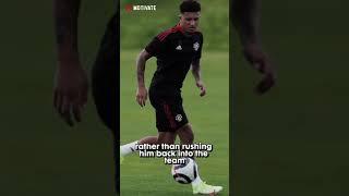 Here’s How Erik Ten Hag Transformed Jadon Sancho  #football #shorts