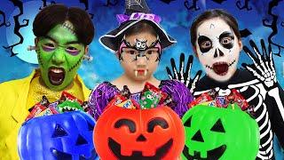 Boram dan Ddochi - Petualangan Halloween yang Lucu! | Kompilasi untuk anak-anak!