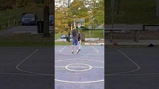 OG shoots the 3  #1v1 #bball #clips