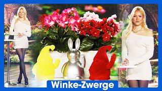 Die neuen Winke-Zwerge und Hasen bereichern Merves Vorgarten | @PEARL-TV März 2025