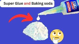 Super Glue and Baking soda ! Pour Glue on Baking soda and Amaze With Results