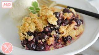 Easy Baked Blueberry Crumble Recipe