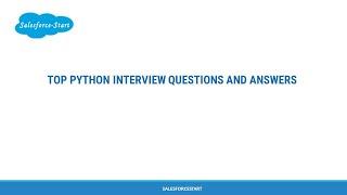 Top Python Interview Questions and Answer part3