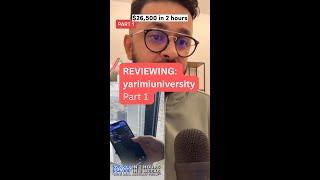 Is it a SCAM? Reviewing yarimiuniversity Part 1