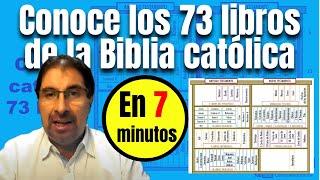 CONOCE LOS 73 LIBROS DE LA BIBLIA CATÓLICA EN 7 MINUTOS