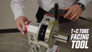 Tube Facing Tool Demo | T+C 114 | Stainless Steel Tubing