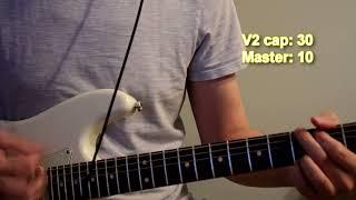 Marshall V2a bypass cap comparison stratocaster telecaster