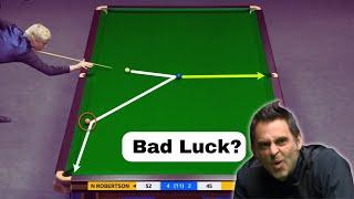 Unluckiest Shots in Snooker !!