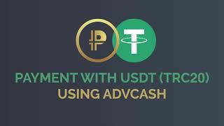 How to pay for a product using USDT TRC-20 with ADVCash (CoinPayments)