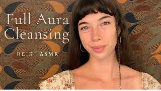 Reiki ASMR ~ Calming | Aura Cleanse | Fluffing | Selenite | Clear Quartz | Reset | Energy Healing