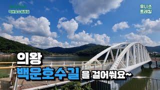 의왕 백운호수둘레길 (생태탐방로) - 호수 둘레길 걷기 Uiwang Baegun Lake | Trekking Hiking in South Korea