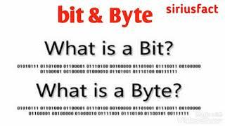 What is bit and Byte? Difference between bit and Byte? Who is greater?..#THEENGINEERINGBUDDY