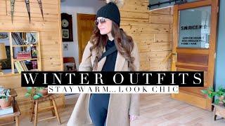 Realistic Winter Outfits | How to layer up, stay warm + look chic | Sustainable fashion