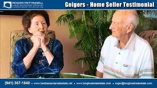 Testimonial for Roger Pettingell - Geigers at closing celebration on April 29, 2015