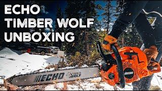 I got a new Chainsaw | ECHO CS-590 Timberwolf Unboxing | First impressions | First Cut | Episode 12