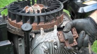 Coil/magneto Problems? Briggs and Stratton 19.5 HP Twin Cylinder. Replacing the Coil