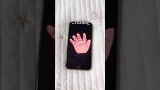 You can leave a handprint just by taking a photo #raising a 0-year-old #mom of a 0-year-old #baby...