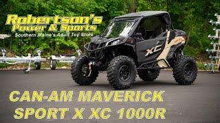 2021 CAN-AM MAVERICK SPORT X XC 1000R  walk around, features and accessories!