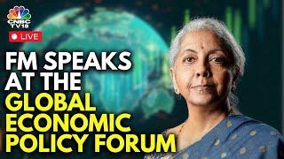 LIVE | FM Nirmala Sitharaman Address At Global Economic Policy Forum 2024 | N18L | CNBC TV18