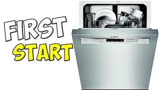 HOW TO START A BOSCH DISHWASHER (FIRST TIME)