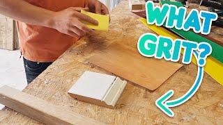 What Grit Sandpaper To Use On Wood