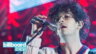 The 1975's Matty Healy Makes a Statement By Kissing Male Fan at Dubai Show | Billboard News