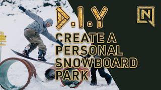 YOUR OWN PERSONAL SNOWBOARD PARK | DIY Parks with Benny Urban