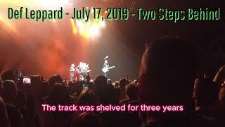 Def Leppard - July 17, 2019 - Two Steps Behind