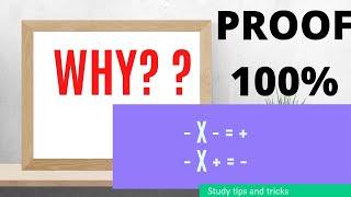 Why Is a Negative Times a Negative equals to Positive #class11 #maths