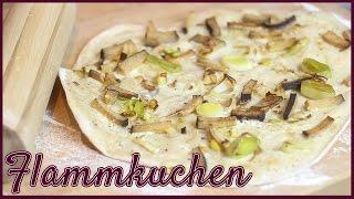 VEGANER FLAMMKUCHEN - schnell, lecker & unkompliziert