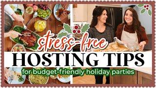 MINIMALIST TIPS FOR STRESS-FREE HOLIDAY HOSTING! How to host without losing your mind!