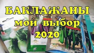 Баклажаны 2020//Интересные сорта баклажанов//