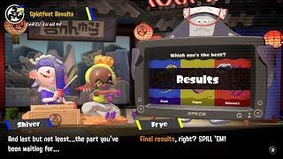 Splatoon 3 Splatfest 1 Results (Rock vs Paper vs Scissors)