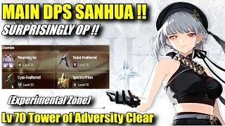 MAIN DPS SANHUA SURPRISINGLY OP !! Lv 70 Tower of Adversity Clear (Experimental Zone) Showcase
