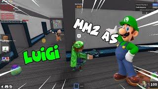 LUIGI DESTROYS TEAMERS IN MM2 + GAMEPLAY…