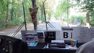 Mitfahrt im Ikarus 250 vom Oldtimer Bus Verein Berlin e.v. in Potsdam.