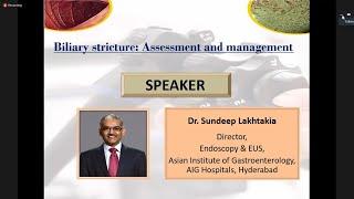 e paathshala 2023 biliary stricture assessement and management dr sundeep lakhtakia