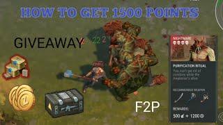 HOW TO GET 1500 POINTS IN THE PURIFICATION RITUAL + Giveaway (over) Last Day on Earth