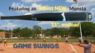 GAME SWINGS with an almost new, zero swings 2024 Monsta SB-1, for ASA