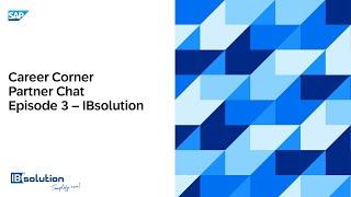 Partner Chat Episode 3 - IBsolution