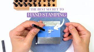 Hand Stamping Made Easy: Secret Tips for Perfectly Straight Letters  by Stones And Findings