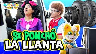 Lola no cuida a Jimy | Se nos ponchó una llanta | Jimy hace pipí | Andy maquilla a Lulú