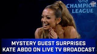 Mystery Guest Surprises Kate Abdo on Live TV | See Her Reaction | CBS Sports Golazo