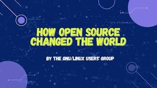 How does the web work? || How open source changed the world : World Wide Web