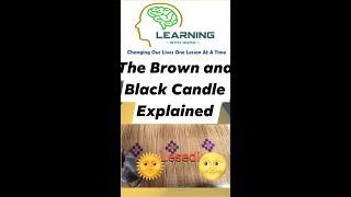 The Brown and Black Candle Explained 